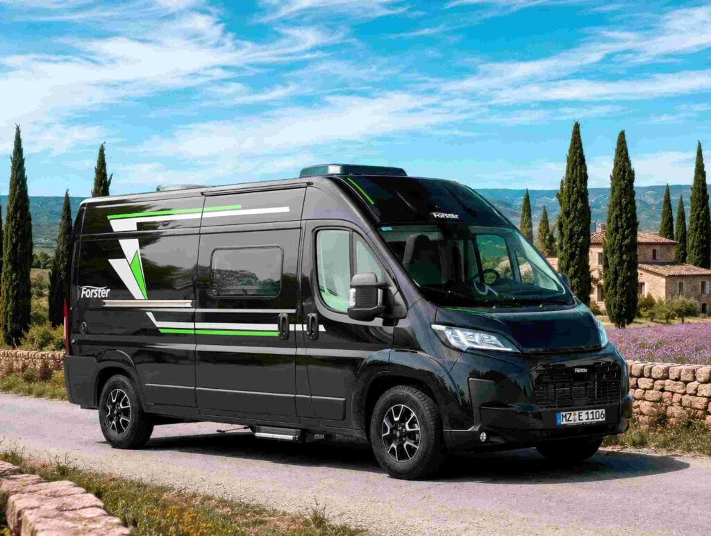 Campervans können schick aussehen, Beispiel Forster Vantasy.