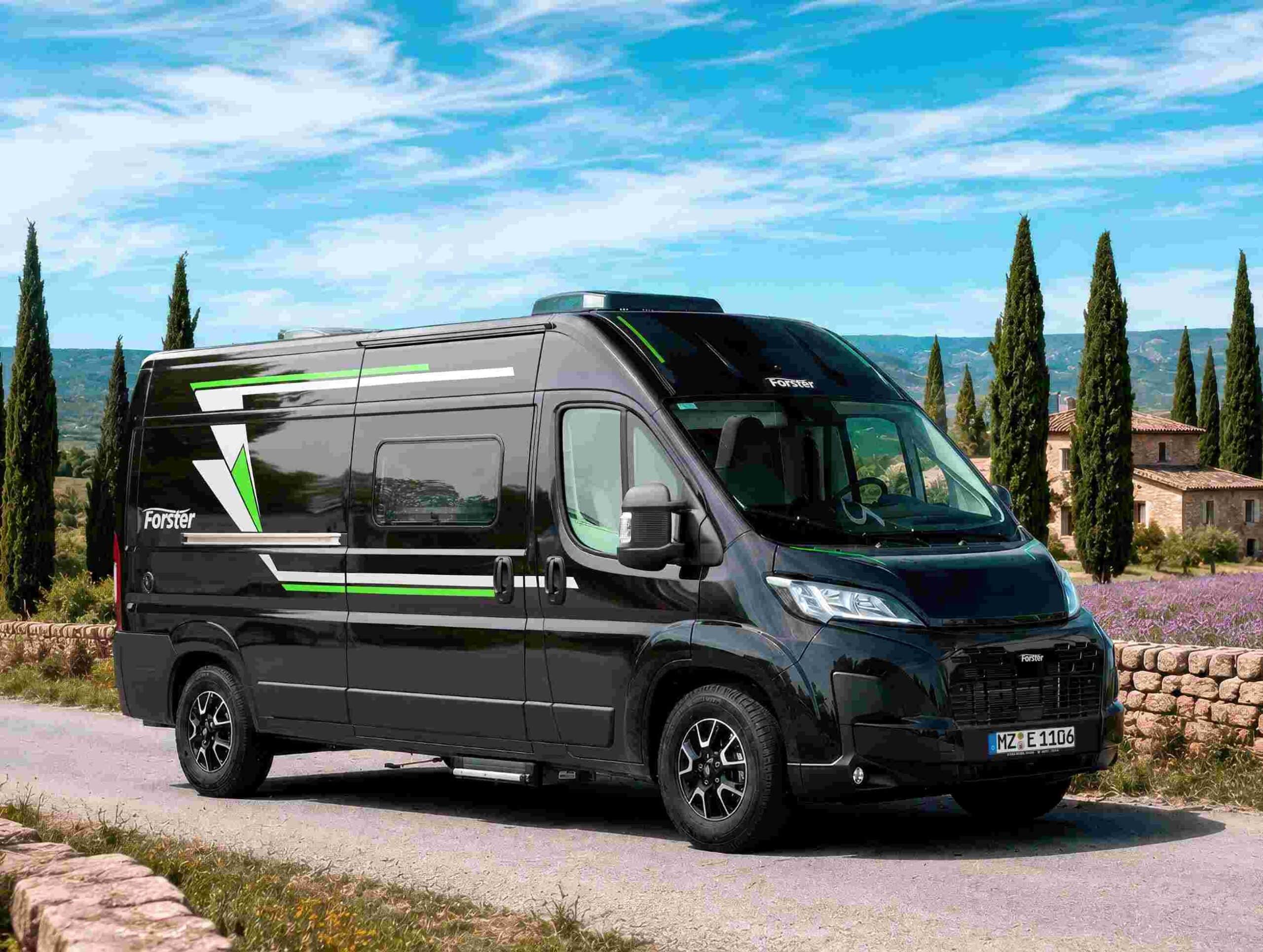 Campervans können schick aussehen, Beispiel Forster Vantasy.
