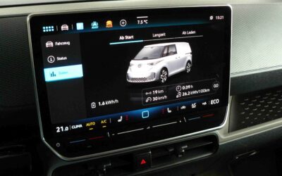 Bedienung während der Fahrt? Weit verästelter Touchscreen.