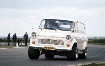 Erster Transit Supervan: 1971 mit Technik des Ford GT40.