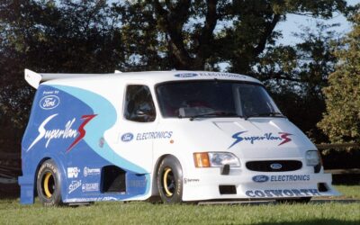Supervan 3: 1995 mit Formel-1-Triebwerk.