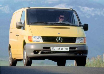 Vito 1995: der erste Mercedes mit einem eigenen Vorderradantrieb.