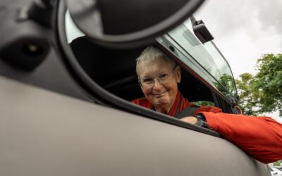 Klappfenster wie einst bei der Ente.