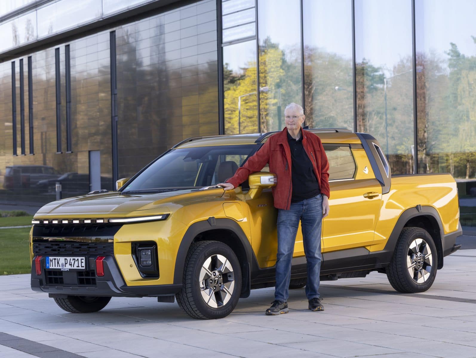 KGM Musso EV: schicker Pick als SUV-Ableger.