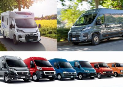Fiat Ducato und Kollegen: Glückwunsch zum Geburtstag Fiat Ducato von gestern bis heute.